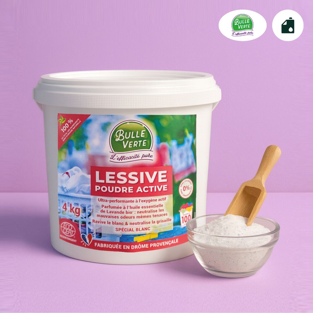 Lessive en poudre - Éclat du blanc - Lavande