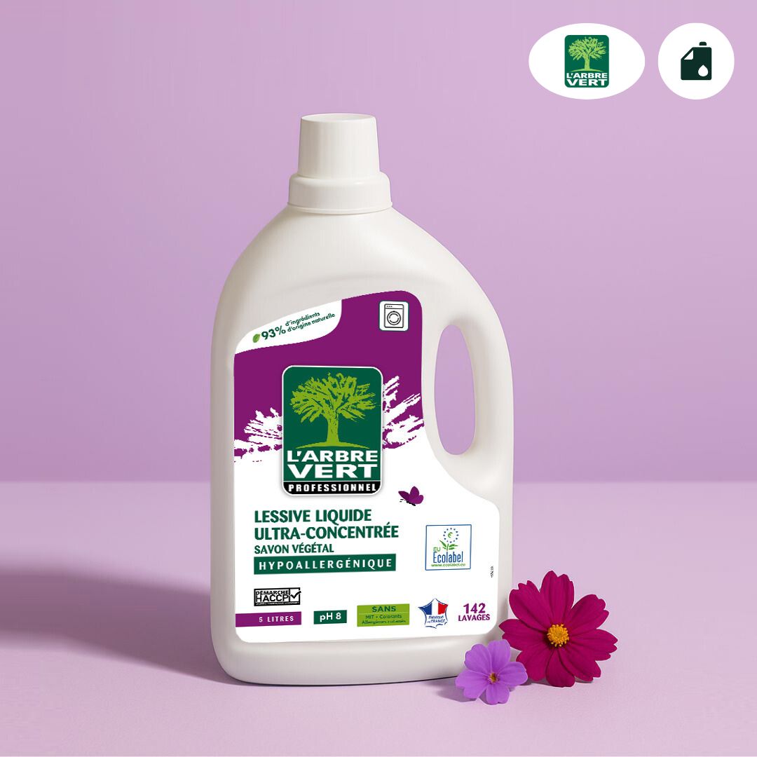 Lessive liquide - Concentrée - Fleur douce