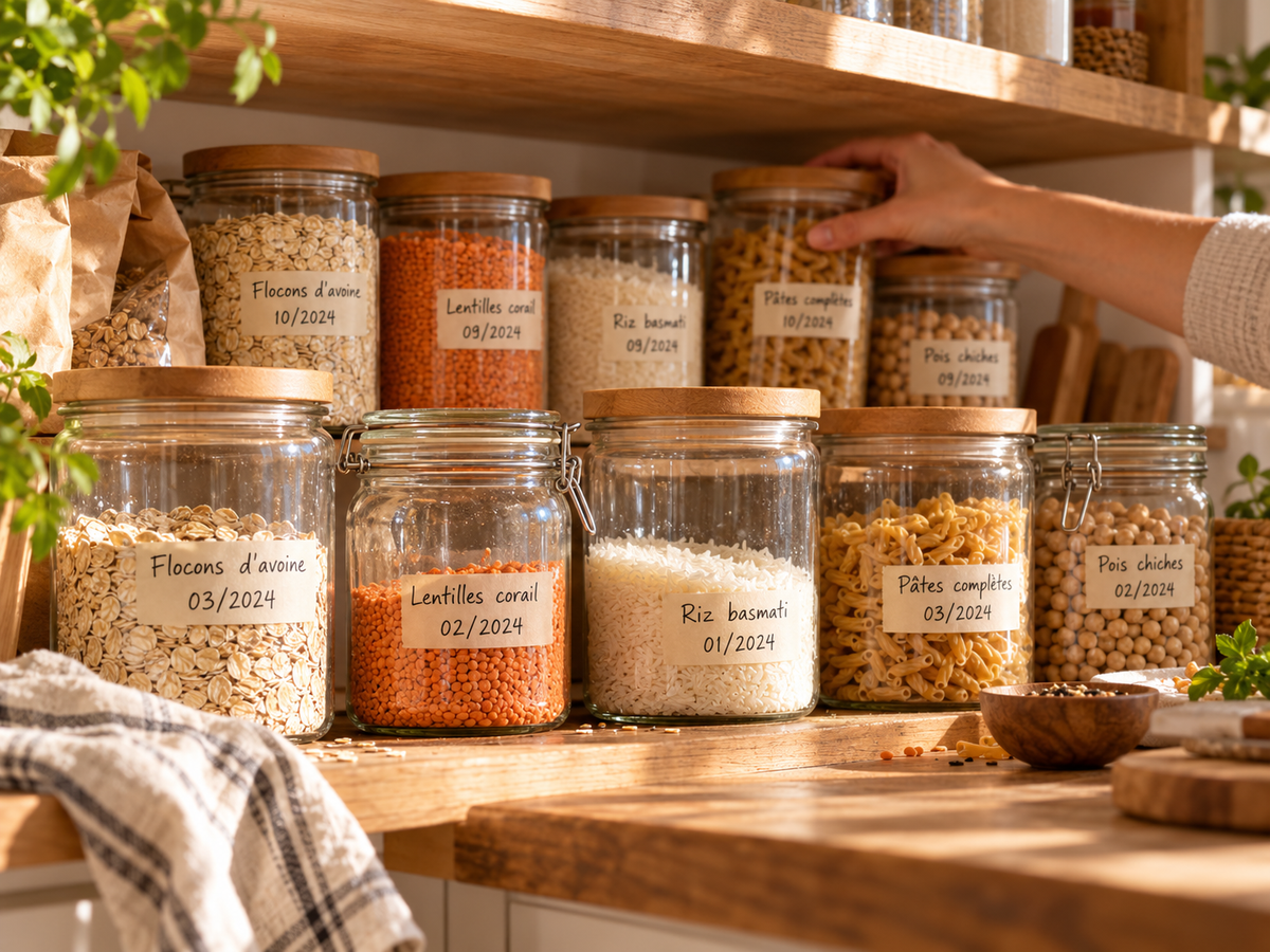 Le guide pour conserver vos aliments secs en grand format