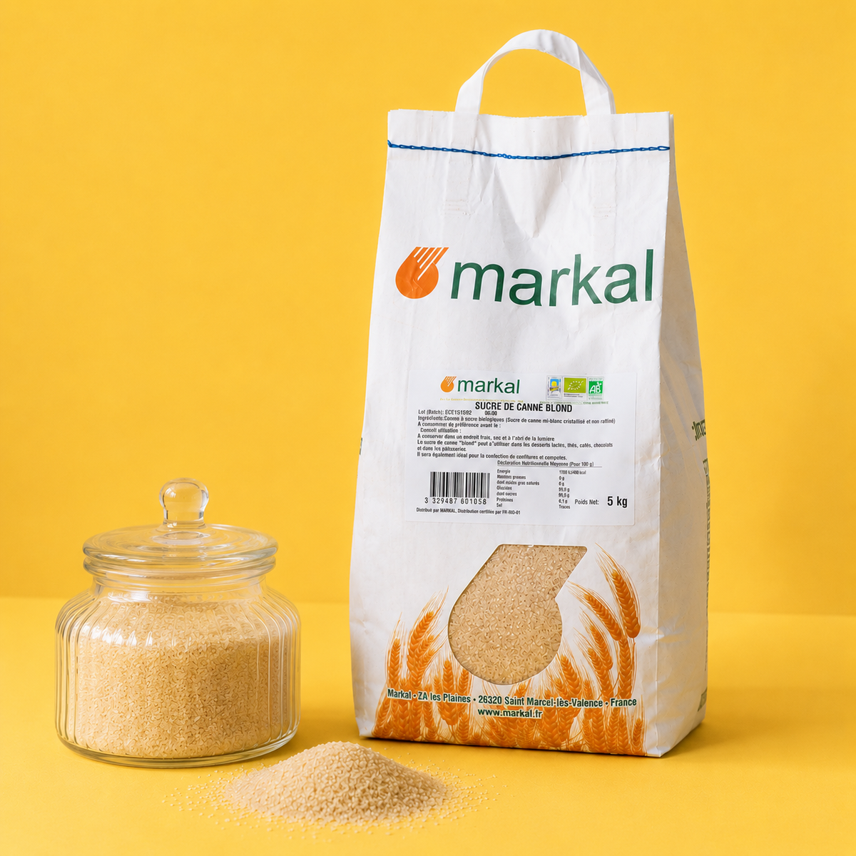 Sucre de canne blond - Bio