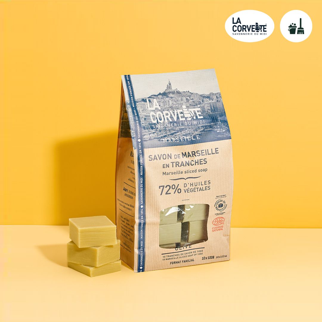 Savon de Marseille en tranches