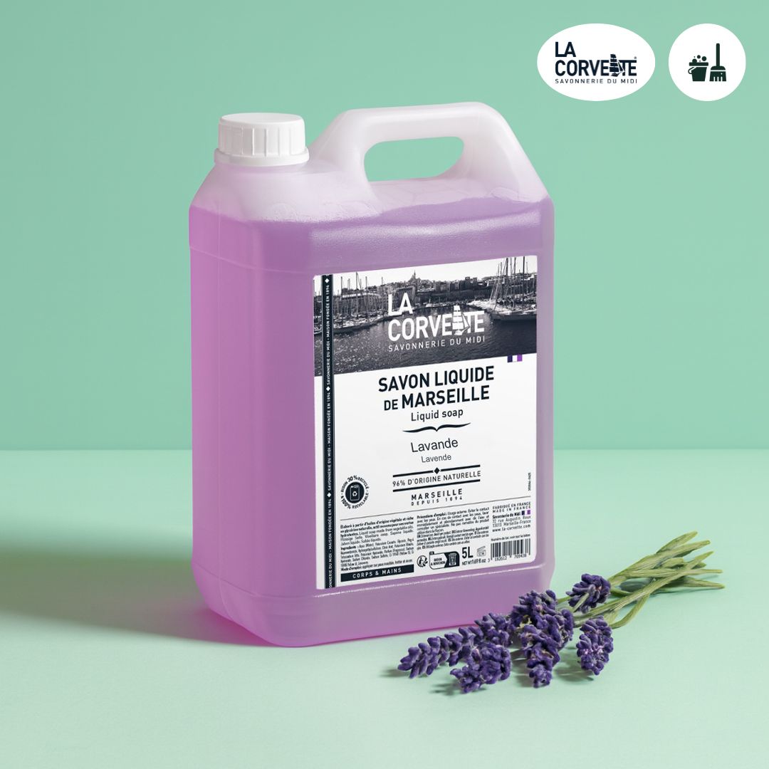 Savon liquide de Marseille - Lavande