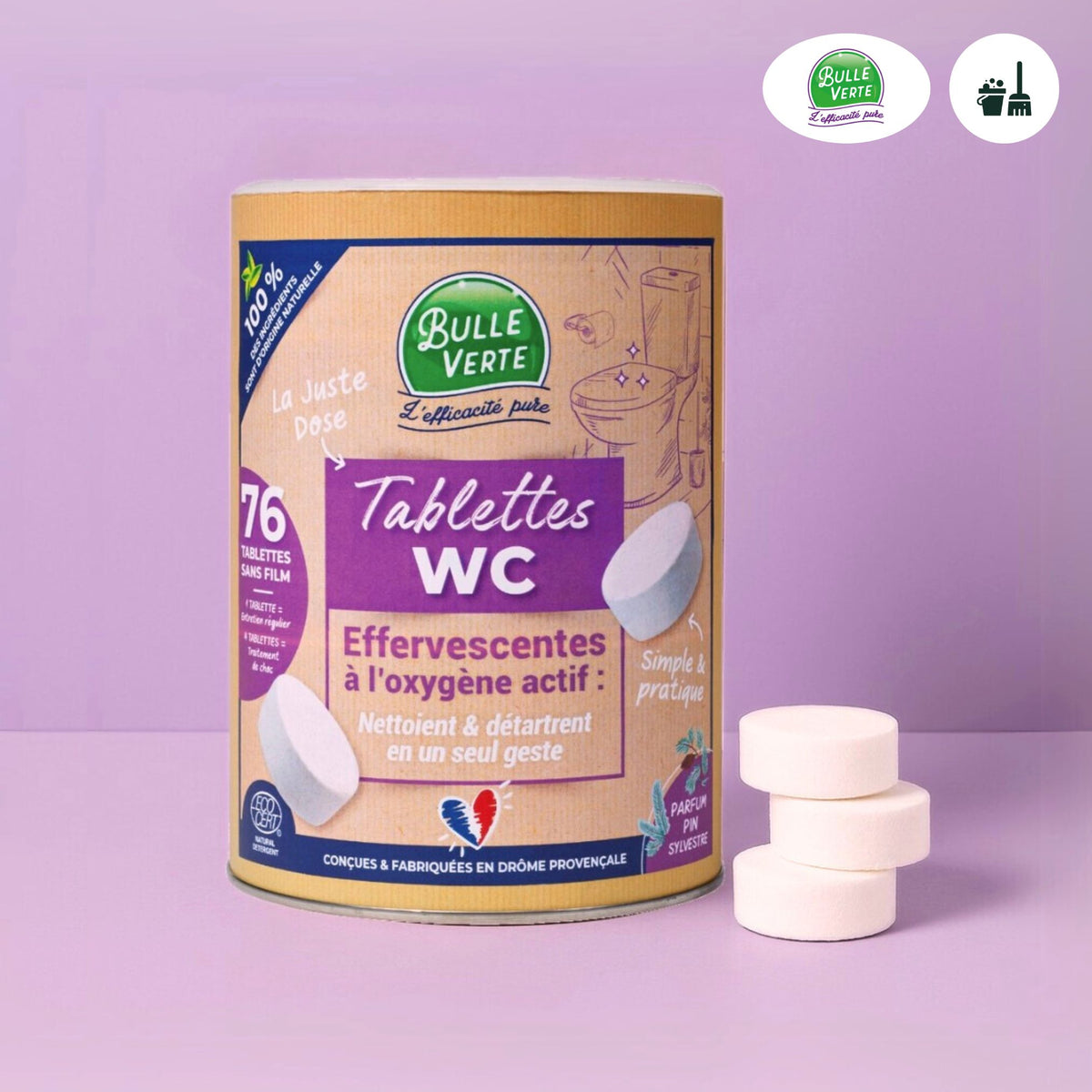 Tablettes WC nettoyantes & détartrantes